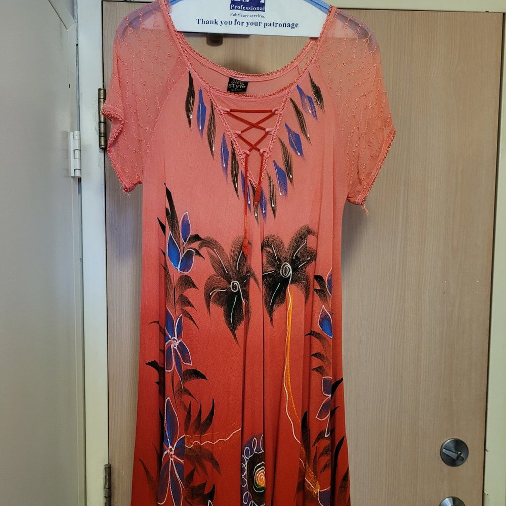 GENTLY USED, STYLE BY STYLE DRESS, LARGE!!!